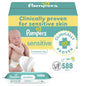 Pampers Sensitive Baby Wipes, Water Based, Hypoallergenic and Unscented, 8 Flip - Top Packs, 4 Refill Packs (1008 Wipes Total) - 7DAY'S