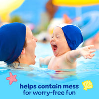 Pampers Swim Diapers - Splashers - Size 4, 18 Count, Gap - Free Disposable Baby Swimming Pants - 7DAY'S