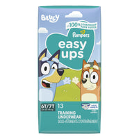 Pampers Training Pants - Easy Ups Boys & Girls Bluey - Size 3T - 4T, 124 Count, Children's Potty Underwear (Packaging May Vary) - 7DAY'S