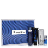 Paris Hilton by Paris Hilton Gift Set - 3.4 oz Eau De Toilette Spray + 3 oz Body Wash + 2.75 oz Deodorant Stick + .25 Mini EDT Spray - 7DAY'S