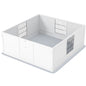 PawHut Dog Whelping Box with Washable Pee Pad, Adjustable Height Door, for Large Breed Dogs, 49" x 47" x 19" - 7DAY'S