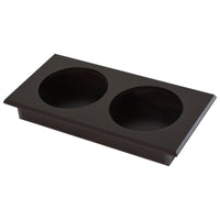 PawHut Raised Dog Feeding Station with 2 Stainless Steel Bowls Storage Large Pets Dark Brown - 7DAY'S