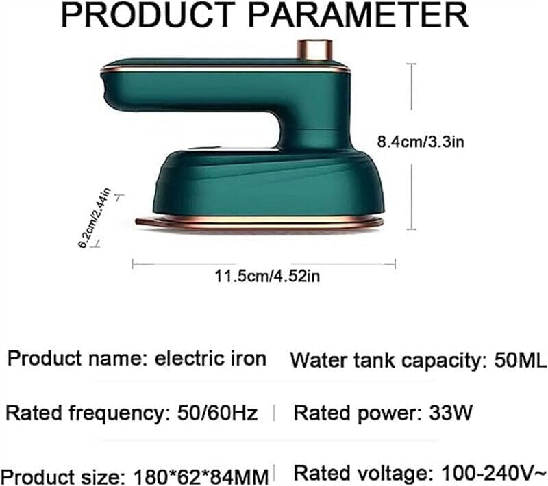 Peachloft Steamer, Peony Steamer, Brighnow Travel Steamers, Household Handheld Portable Garment Steamers, PortableSteamer for Clothes Travel, TravelSize Clothes Steamers, Rapid Heating (White) - 7DAY'S