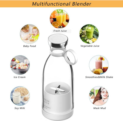 Personal Size Blender; Portable Blender; Battery Powered USB Blender - 7DAY'S