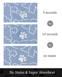 Pet Feeding Mat - Absorbent Dog Mat for Food and Water Bowl - No Stains Quick Dry Dog Water Dispenser Mat - Dog Accessories Pet Supplies - Dog Water Bowl for Messy Drinkers - 7DAY'S