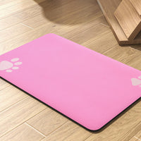 Pet Feeding Mat - Absorbent Dog Mat for Food and Water Bowl - No Stains Quick Dry Dog Water Dispenser Mat - Dog Accessories Pet Supplies - Dog Water Bowl for Messy Drinkers - 7DAY'S