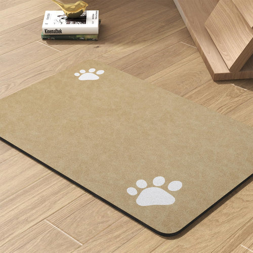 Pet Feeding Mat - Absorbent Dog Mat for Food and Water Bowl - No Stains Quick Dry Dog Water Dispenser Mat - Dog Accessories Pet Supplies - Dog Water Bowl for Messy Drinkers - 7DAY'S