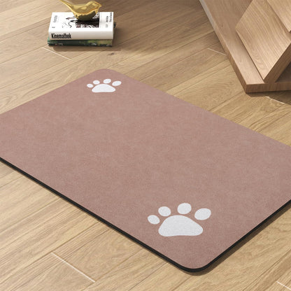 Pet Feeding Mat - Absorbent Dog Mat for Food and Water Bowl - No Stains Quick Dry Dog Water Dispenser Mat - Dog Accessories Pet Supplies - Dog Water Bowl for Messy Drinkers - 7DAY'S