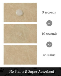 Pet Feeding Mat - Absorbent Dog Mat for Food and Water Bowl - No Stains Quick Dry Dog Water Dispenser Mat - Dog Accessories Pet Supplies - Dog Water Bowl for Messy Drinkers - 7DAY'S