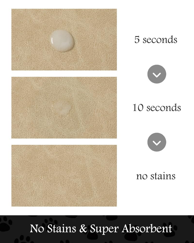Pet Feeding Mat - Absorbent Dog Mat for Food and Water Bowl - No Stains Quick Dry Dog Water Dispenser Mat - Dog Accessories Pet Supplies - Dog Water Bowl for Messy Drinkers - 7DAY'S