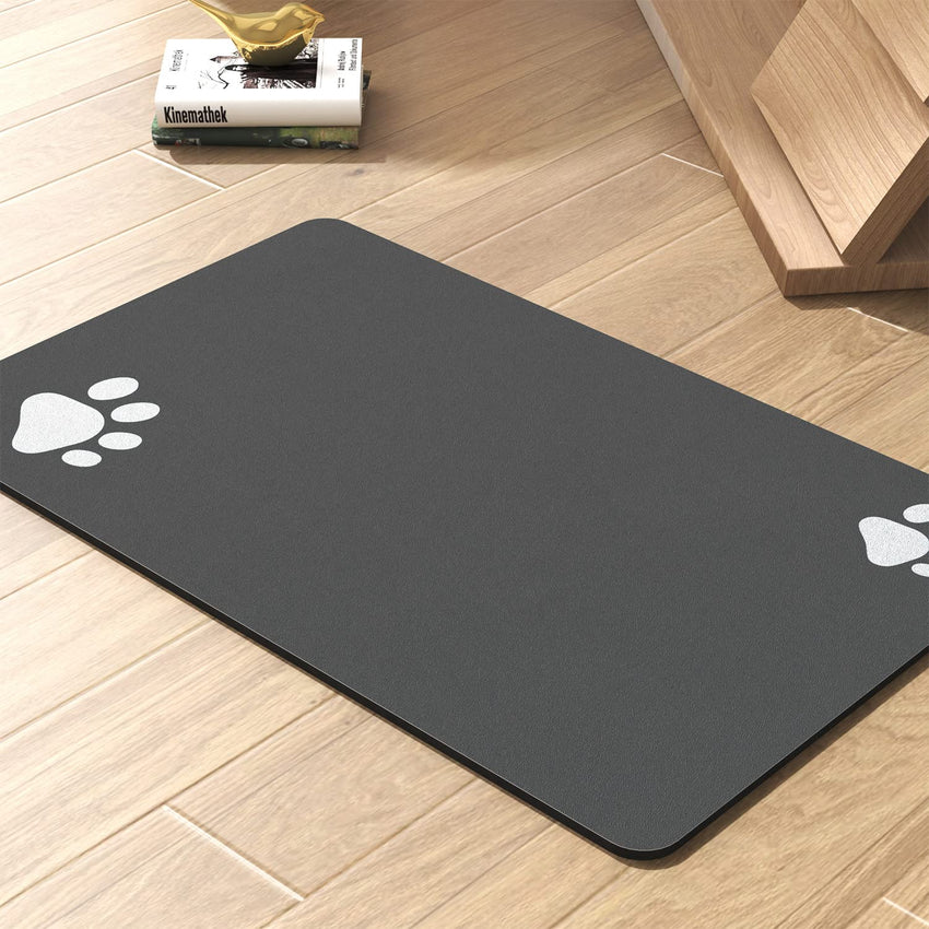 Pet Feeding Mat - Absorbent Dog Mat for Food and Water Bowl - No Stains Quick Dry Dog Water Dispenser Mat - Dog Accessories Pet Supplies - Dog Water Bowl for Messy Drinkers - 7DAY'S