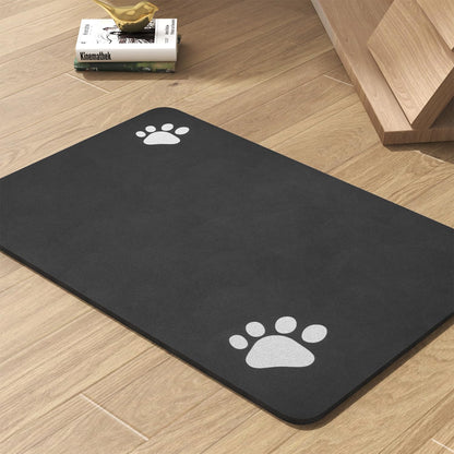 Pet Feeding Mat - Absorbent Dog Mat for Food and Water Bowl - No Stains Quick Dry Dog Water Dispenser Mat - Dog Accessories Pet Supplies - Dog Water Bowl for Messy Drinkers - 7DAY'S
