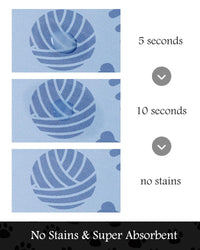 Pet Feeding Mat - Absorbent Dog Mat for Food and Water Bowl - No Stains Quick Dry Dog Water Dispenser Mat - Dog Accessories Pet Supplies - Dog Water Bowl for Messy Drinkers - 7DAY'S