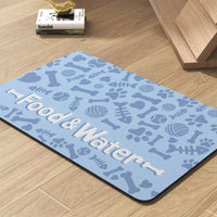 Pet Feeding Mat - Absorbent Dog Mat for Food and Water Bowl - No Stains Quick Dry Dog Water Dispenser Mat - Dog Accessories Pet Supplies - Dog Water Bowl for Messy Drinkers - 7DAY'S