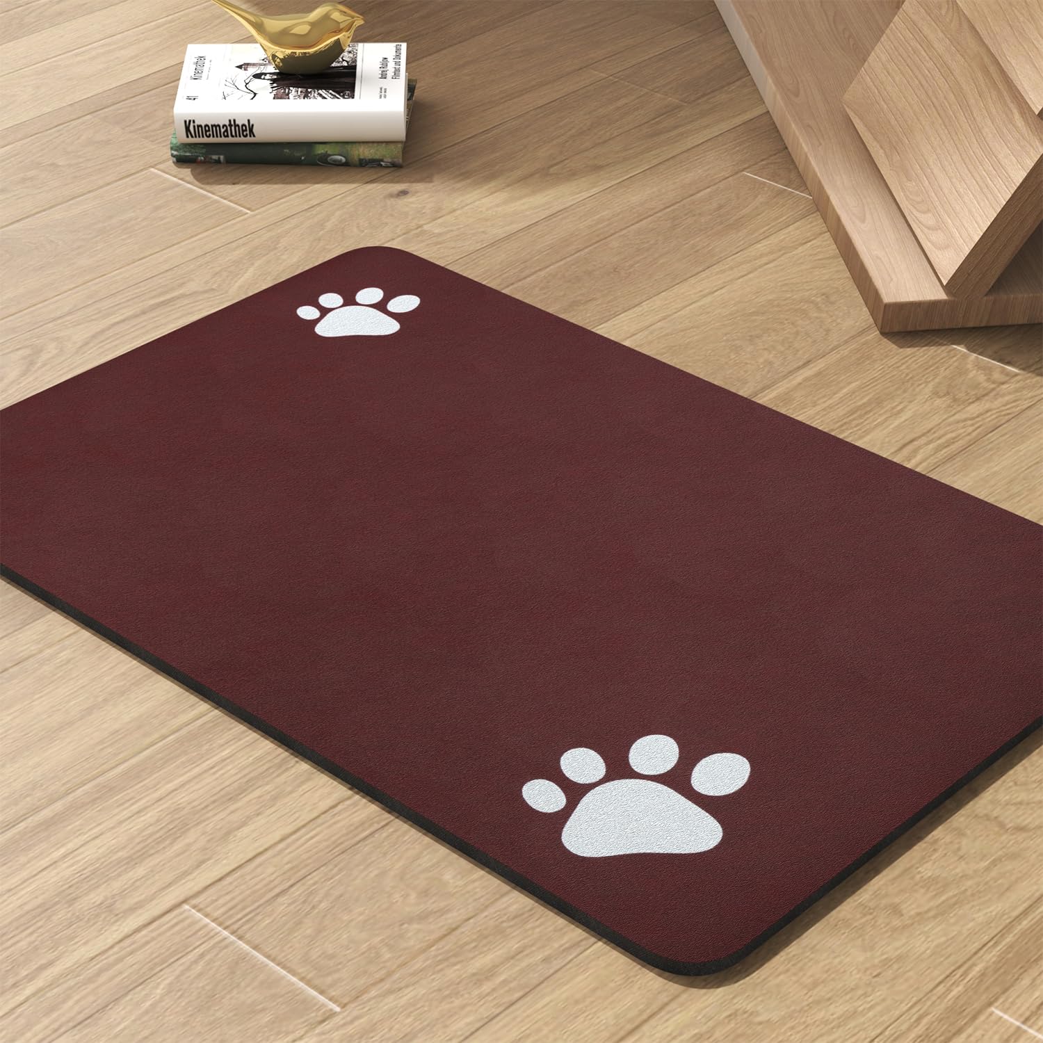 Pet Feeding Mat - Absorbent Dog Mat for Food and Water Bowl - No Stains Quick Dry Dog Water Dispenser Mat - Dog Accessories Pet Supplies - Dog Water Bowl for Messy Drinkers - 7DAY'S