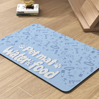 Pet Feeding Mat - Absorbent Dog Mat for Food and Water Bowl - No Stains Quick Dry Dog Water Dispenser Mat - Dog Accessories Pet Supplies - Dog Water Bowl for Messy Drinkers - 7DAY'S