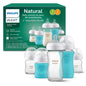 Philips Avent Natural Glass Baby Bottles with Natural Response Nipples (Slow Flow, Flow 2), 4oz, 4 - Pack, SCY910/04 - 7DAY'S