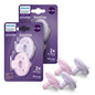 Philips Avent Soothie Orthodontic Baby Pacifiers, 100% Silicone Pacifiers, One Piece, BPA - Free, for Babies 0 - 3 Months, Green, 4 Pack, Model SCF190/41 - 7DAY'S