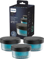 Philips Cleaning Solution for Electric Shaver S5000 S7000 S9000 S9000 Quick Clean Pods Cartridges Lemon Scent 160ml 3 Pack (About 9 Months) CC13/51 - 7DAY'S