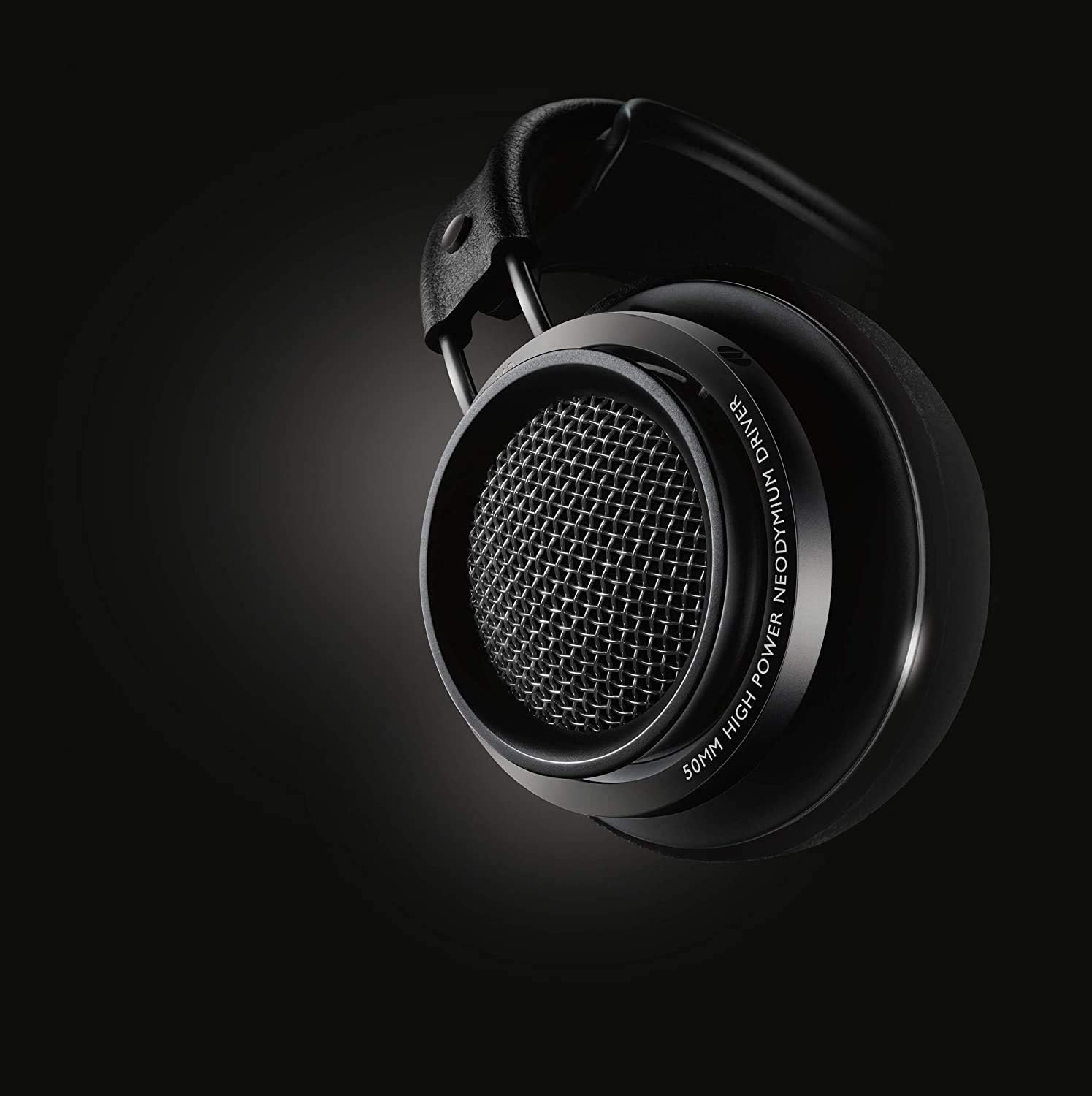 PHILIPS Fidelio X2HR Over The Ear Open Back Wired Headphone 50mm Drivers - Black Professional Studio Monitor Headphones with Detachable Cable - 7DAY'S