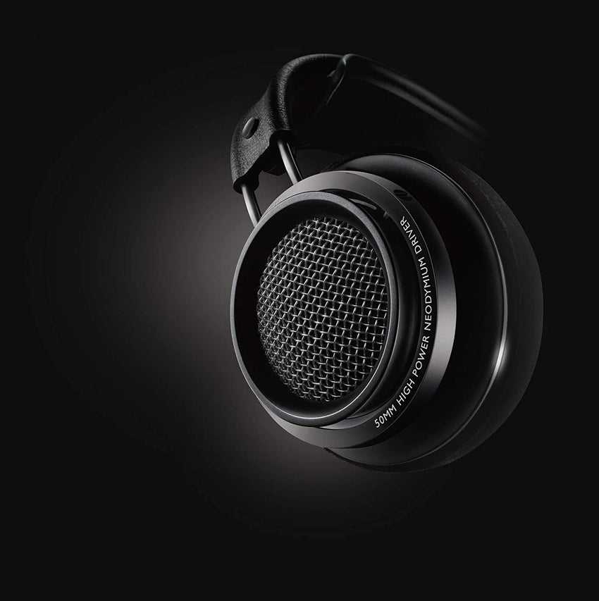 PHILIPS Fidelio X2HR Over The Ear Open Back Wired Headphone 50mm Drivers - Black Professional Studio Monitor Headphones with Detachable Cable - 7DAY'S