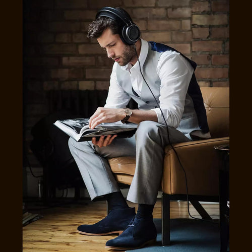 PHILIPS Fidelio X2HR Over The Ear Open Back Wired Headphone 50mm Drivers - Black Professional Studio Monitor Headphones with Detachable Cable - 7DAY'S