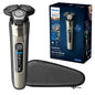 Philips Norelco 9400 Rechargeable Wet/Dry Electric Shaver with SenseIQ and Comfort Glide Ring Technology, Battery Powered, Silver, S9502/83 - 7DAY'S