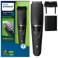 Philips Norelco Beard Trimmer and Hair Clipper, Cordless Grooming, Rechargeable, Adjustable Length, Beard Trimmer And Hair Clipper, No Blade Oil Needed, BT3210/41 - 7DAY'S