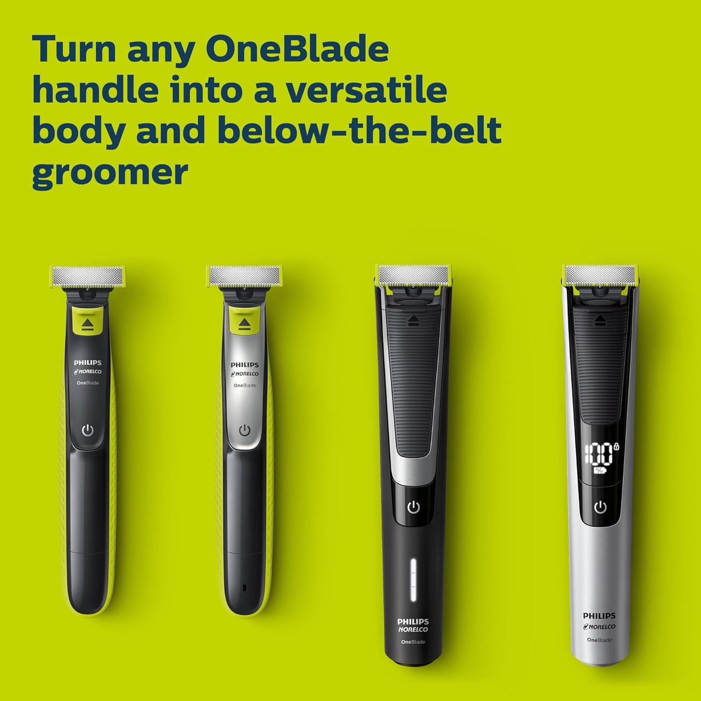 Philips Norelco Genuine OneBlade Replacement Blade Body Kit, QP610/80 - 7DAY'S