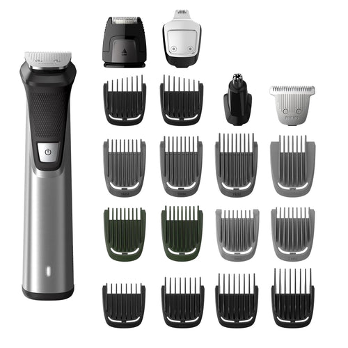 PHILIPS Norelco Multigroom 9000 Series MG9740-18-in-1 Precision Trimmer for Face, Head, and Body with Titanium Blades, 6-Hour Battery Life, and Showerproof Design, Packaging May Vary