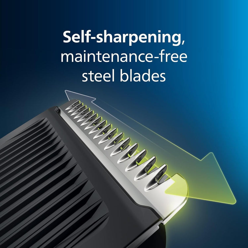 Philips Norelco Multigroom All - in - One Trimmer Series 3000 with 13 pieces - No Blade Oil Needed, MG3750/50 - 7DAY'S