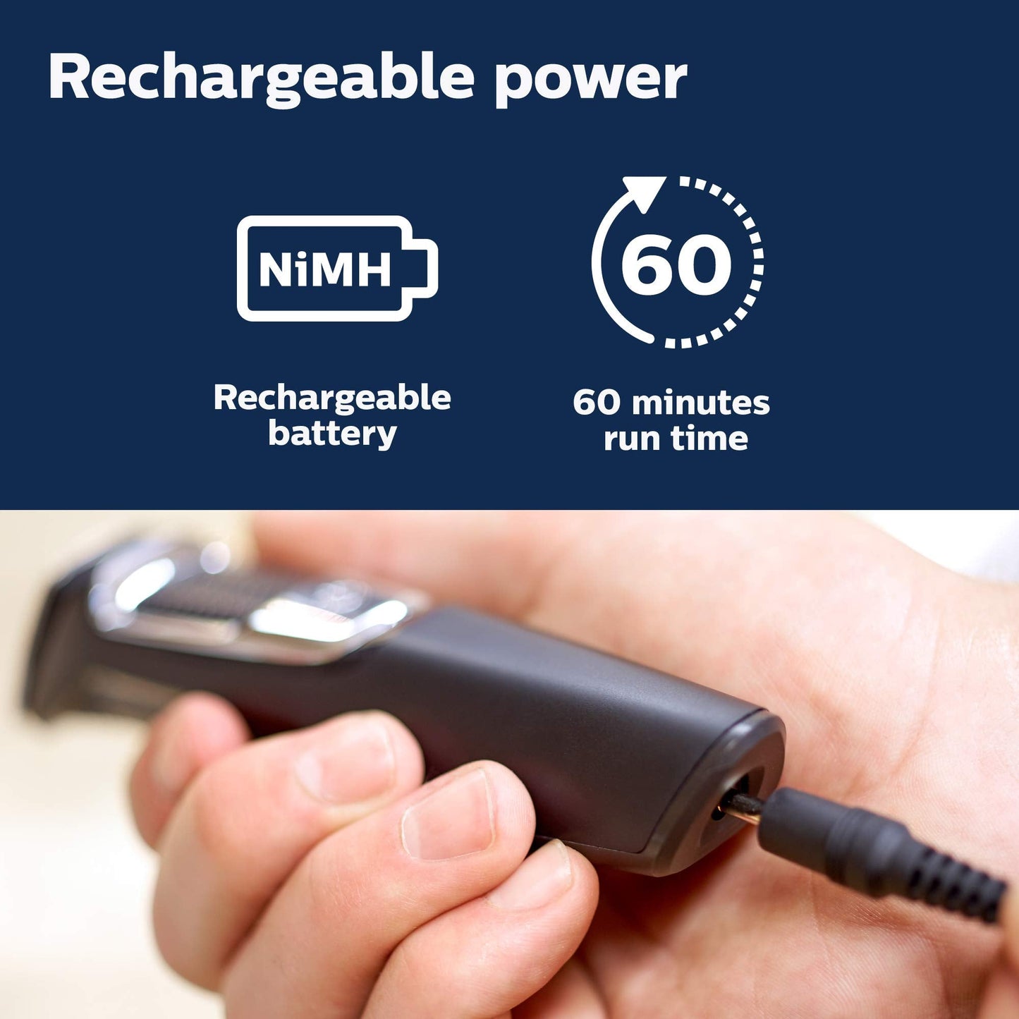 Philips Norelco Multigroom All - in - One Trimmer Series 3000 with 13 pieces - No Blade Oil Needed, MG3750/50 - 7DAY'S
