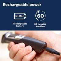 Philips Norelco Multigroom All - in - One Trimmer Series 3000 with 13 pieces - No Blade Oil Needed, MG3750/50 - 7DAY'S