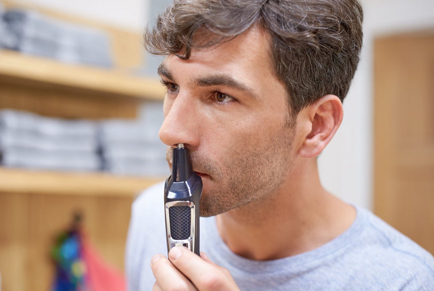 Philips Norelco Multigroom All - in - One Trimmer Series 3000 with 13 pieces - No Blade Oil Needed, MG3750/50 - 7DAY'S