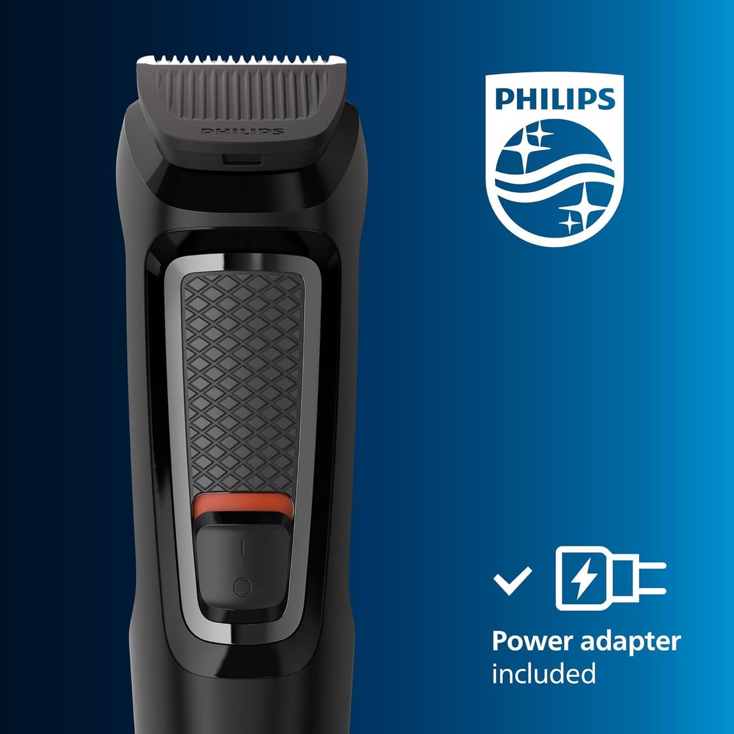 Philips Norelco Multigroom All - in - One Trimmer Series 3000 with 13 pieces - No Blade Oil Needed, MG3750/50 - 7DAY'S