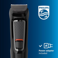 Philips Norelco Multigroom All - in - One Trimmer Series 3000 with 13 pieces - No Blade Oil Needed, MG3750/50 - 7DAY'S