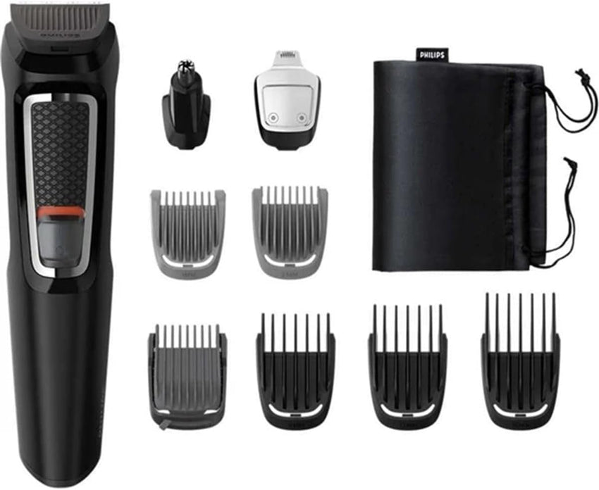 Philips Norelco Multigroom All - in - One Trimmer Series 3000 with 13 pieces - No Blade Oil Needed, MG3750/50 - 7DAY'S