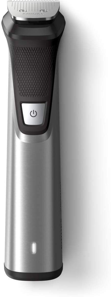 Philips Norelco Multigroom Men's Beard Grooming Kit with Trimmer for Head Body, Face - Stainless Steel with Travel Case - 7DAY'S