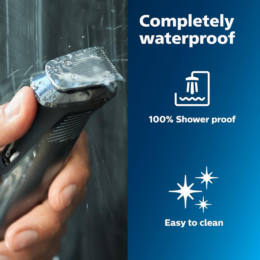 PHILIPS Norelco Multigroom Series 9000 - 21 Piece Men's Grooming Kit for Beard, Body, face, Nose, Ear Hair Trimmer - 7DAY'S