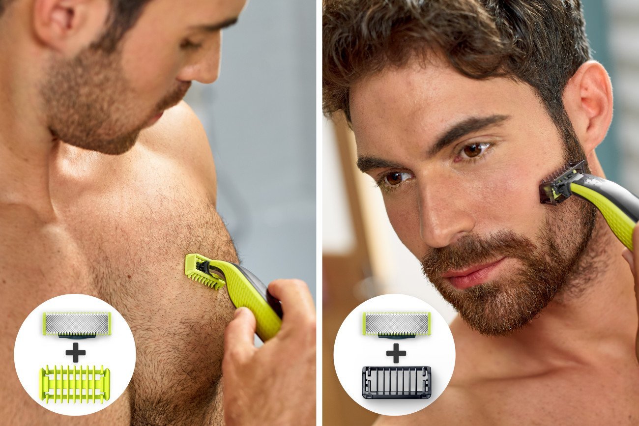 Philips Norelco OneBlade Face + Body Bonus Pack with FREE Blade, QP2630/72 - 7DAY'S