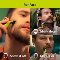 Philips Norelco OneBlade Face + Body Hybrid Electric Trimmer and Shaver, QP2630/70 - 7DAY'S