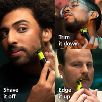 Philips Norelco OneBlade Face + Body Hybrid Electric Trimmer and Shaver, QP2630/70 - 7DAY'S