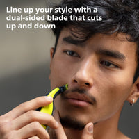 Philips Norelco OneBlade Face + Body Hybrid Electric Trimmer and Shaver, QP2630/70 - 7DAY'S