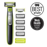 Philips Norelco OneBlade Face + Body Hybrid Electric Trimmer and Shaver, QP2630/70 - 7DAY'S