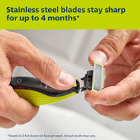Philips Norelco OneBlade Face + Body Hybrid Electric Trimmer and Shaver, QP2630/70 - 7DAY'S