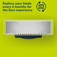 Philips Norelco OneBlade Face + Body Hybrid Electric Trimmer and Shaver, QP2630/70 - 7DAY'S
