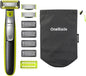Philips OneBlade Hybrid Body and Face Stubble Trimmer with 4 x Lengths, 2 Extra Blade and Travel Pouch, - 7DAY'S