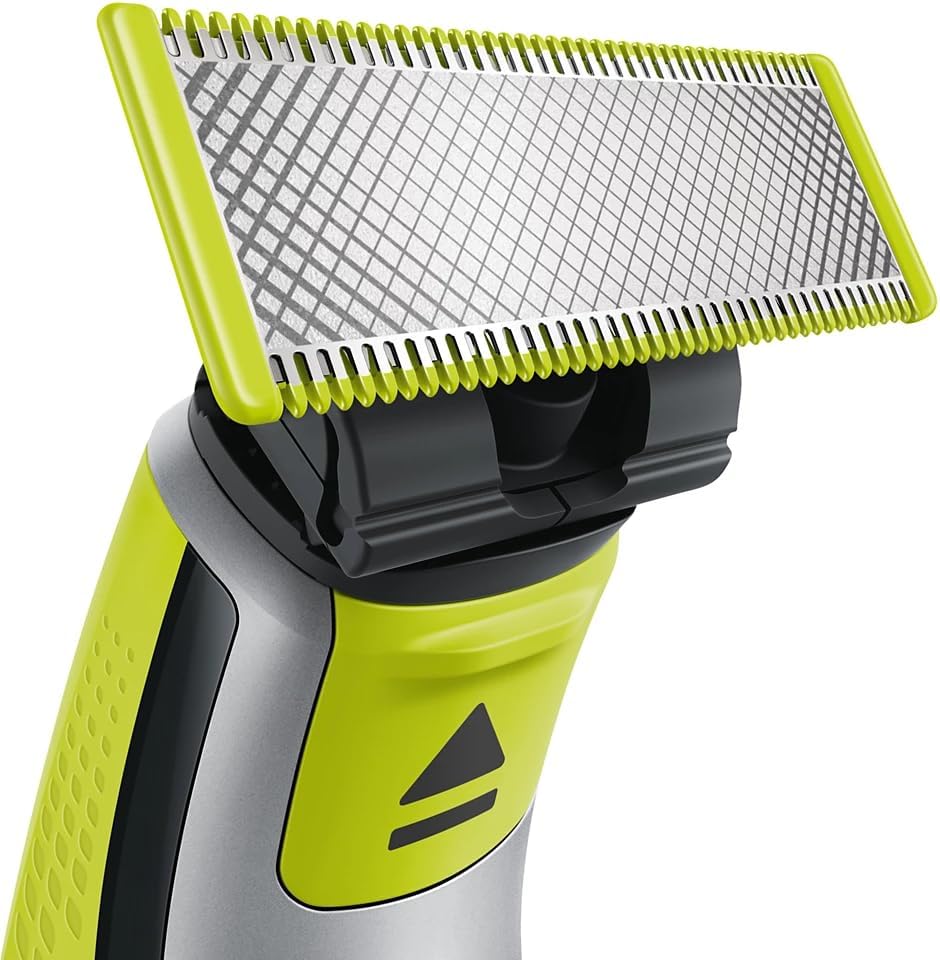 Philips OneBlade Hybrid Body and Face Stubble Trimmer with 4 x Lengths, 2 Extra Blade and Travel Pouch, - 7DAY'S