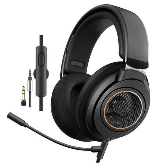 PHILIPS Over Ear Open Back Stereo Headphones Wired with Detachable Audio Jack, Studio Monitor Headphones for Recording Podcast DJ Music Piano Guitar (SHP9600) - 7DAY'S