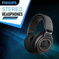 PHILIPS Over Ear Open Back Stereo Headphones Wired with Detachable Audio Jack, Studio Monitor Headphones for Recording Podcast DJ Music Piano Guitar (SHP9600) - 7DAY'S